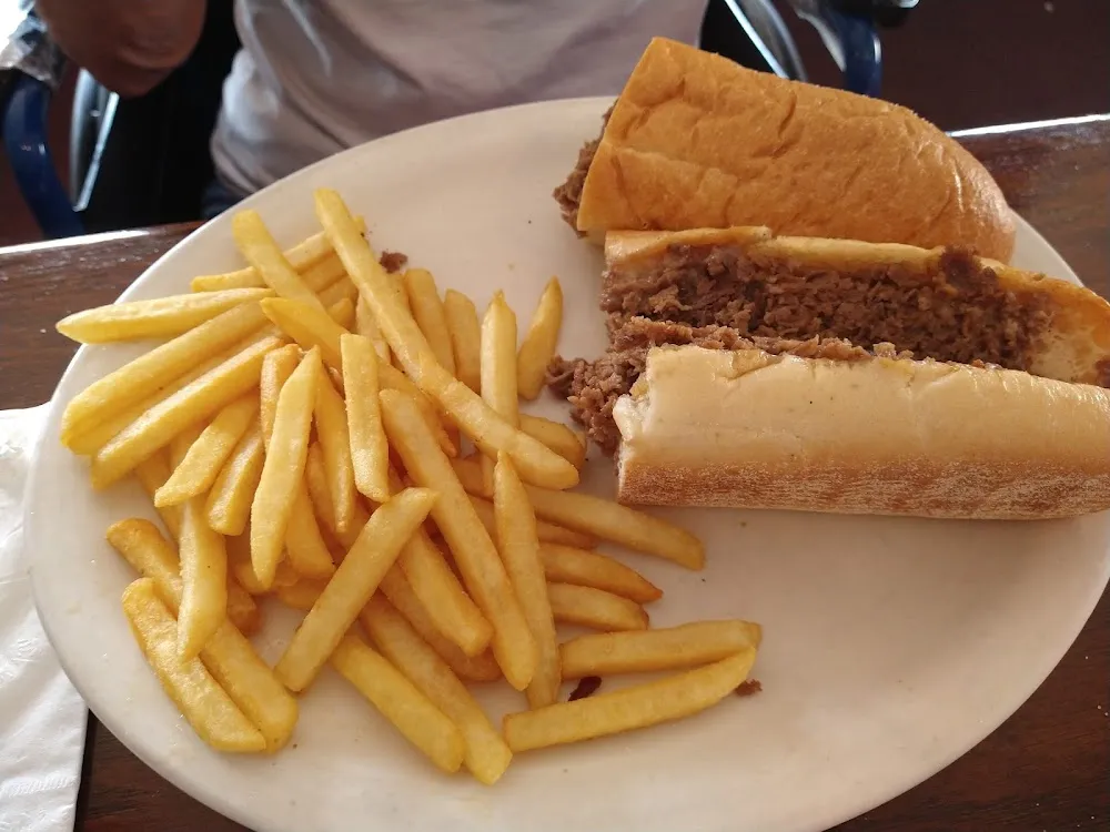 Cheesesteak and Fries